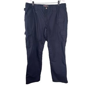 5.11 Tactical Ripstop Utility Double Knee Outdoor Navy Cargo Pants Women's Sz 20